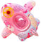 Sommer Baby aufblasbarer Schwimmring Baby Schwimmen Trainer Sitz Kinder Schwimmboot Automobil Schwimmring mit Lenkrad-Griff Baby Float schwimmreifen für 1-5 Jahre alt（pinkes Mädchen）