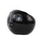 mitienda mit Liebe gemacht Blumentopf aus Ton Gesicht S schwarz aus Mexiko Pflanztopf Handmade Gartendeko Blumenkübel