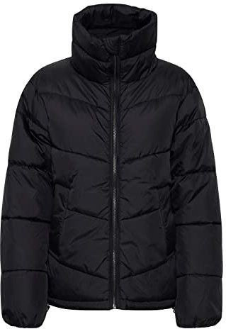 b.young BYBOMINA Puffer Damen Steppjacke Übergangsjacke Jacke Puffer-Jacke Reißverschluss mit Kinnschutz hoher Kragen