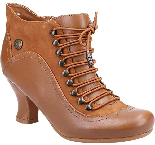 Hush Puppies Womens/Ladies Vivianna Leather Heeled Ankle Boots (3 UK) (Tan)