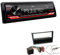 JVC KD-X282DBT 1-DIN Digital Autoradio DAB+ Bluetooth USB Einbauset passend für Opel Corsa C 2000-2004 schwarz