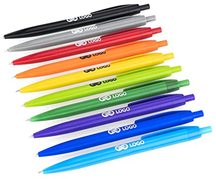 WPRO 1000x Kugelschreiber Sascha Color mit Logo/Druck/Werbung/Aufdruck/bedruckt Werbeartikel