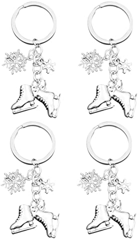 Gogogmee Charms Anhänger Schmuck Party Hängende Schlittschuhe Geschenkanhänger Gefälligkeiten Dekorative Zurück Graduierung Schuhe Armbänder Souvenir Ring Auto Schlüsselanhänger