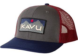 KAVU Above Standard Hat Six Panel Trucker Hat - Sailors Delight
