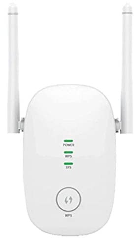 ZTBGY WiFi Extender Booster,RN 1200AC Dual Band WiFi Booster, Support WiFi Repeater/WiFi Router/Wireless Access Point Mode, with 2 Ethernet Port, WPS, LED,Antennas,Plug and Play