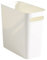 lmoikesz Cubo de Basura sin Tapa, cesto de Basura, contenedor de Basura para Exteriores, Cocina de Capacidad, artículos de tocador para el hogar, Almacenamiento, Blanco
