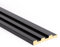 Bildershop-24 14er Set Bildershop-24 Abschlussleiste für Wandpaneele & Deckenpaneele Dekowa in Schwarz matt 262 x 10,7 x 1,5 cm