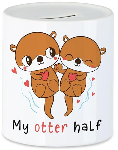 Hey!Print My Otter Half Spardose Liebe Liebesbeweis Liebling Lieblingsmensch Herz Umarmung Geborgenheit Verliebte