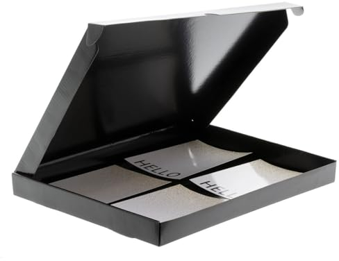 50x Maxibriefkarton A4 Schwarz - Versandkarton - Karton