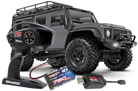 TRAXXAS TRX-4M Silber 1/18 4x4 LD Land Rover Defender Scale Crawler inkl. Akku Lader 4WD RTR