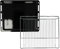 vhbw 1x Backblech, 1x Gitterrost (2-tlg. Set) Ersatz für Bosch HEZ634000, HEZ631070 für Backöfen - 45,5 x 36,1/37,5 x 3 cm