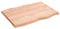 LAPOOH Tablero Mesa Madera tratada Roble Borde Natural 80x60x4 cm, Encimera Cocina, Tableros De Madera, Table Salon, Encimera De Madera - 363945