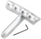 Amxaqjc Knauf Schaltknopf Für Jeep Für Wrangler Für Kompass Für Liberty T-Griff Form Auto Getriebe Schalthebel Knopf Shifter Schwarz Schaltknauf(Chrome)