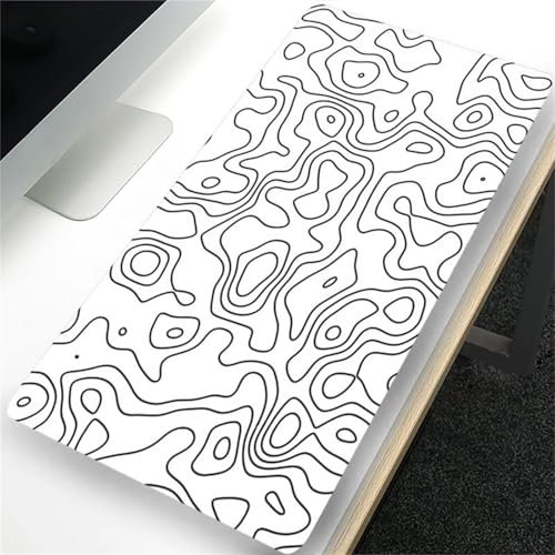 Gaming Tapis de Souris Mouse Pad Large Aperçu Terrain Mouse Mat Pad de Bureau Surface Lisse et Haute précision et Vitesse pour Gamer Ordinateur PC 1000x500x3mm