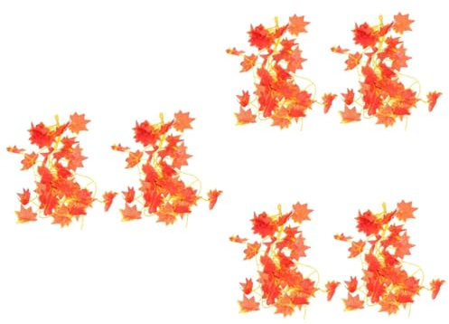 BESPORTBLE 6 Pièces Plantes paysagères Guirlande Artificielle Vigne Suspendue Terrarium Plantes artificielles Plantes d'intérieur décor de Terrarium de Reptiles Plante Reptile Plastique Rouge