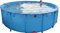 Grande piscine gonflable pour famille, enfants et adultes, 150 cm de profondeur avec cadre de valve de vidange pour jardin, maison et terrasse, piscine hors sol ultra grande (1 x 0,8 m)