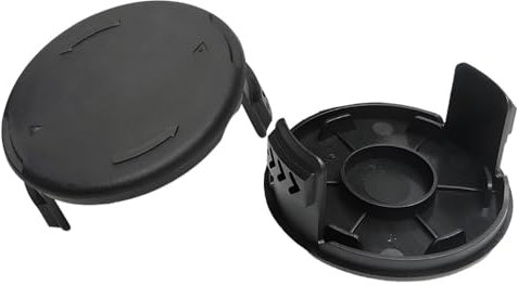 2 Stück Rasentrimmer Spulenabdeckung Kompatibel mit Bosch Art 23/26 SL,F016F04557 Ersatzspulenabdeckungen