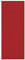 vidaXL Fußmatte Waschbar Rot 120x300 cm