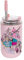 UBBY Monster Cooles - Termo de acero inoxidable para niña, 280 ml, a prueba de fugas, con pajita para el hogar, la oficina y el exterior (graffiti rosa)