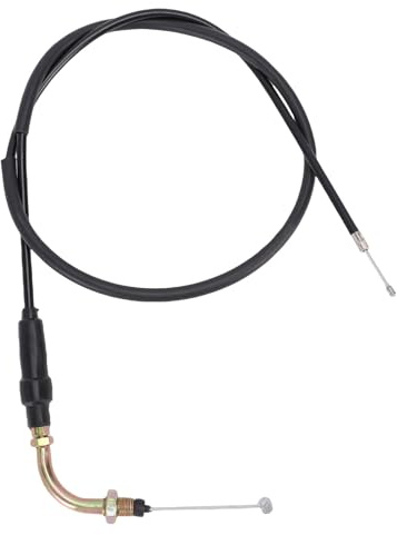 AOWINHIT Motorcycle Throttle Cable High Sensitivity Accelerator Wire Replacement For Lexmoto 125 EFI HJ125J E4 Fuel Injection Black Metal Plastic OEM HJ125