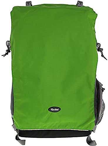 Rollei Traveler Fotorucksack Canyon XL - Professioneller Outdoor Fotorucksack, inkl. separatem Einsatz für die Kameraausrüstung, Stativhalterung und Laptop-Fach - Größe XL (50 L) - Forest (Grau/Grün)