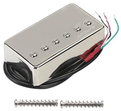OriPure Alnik 5 Versiegelte Gitarren-Humbucker-Tonabnehmer Chrome-Bridge-Tonabnehmer 14K LP passen Gitarrenpart