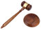 Demiawaking Durable Wooden Craft Anwalt Richter Auktion Hammer Auktion Gavel Court Decor