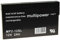 akku-net - Batteria al piombo (multipower) MP2-12SL compatibile con YUASA NP2-12, 12 V, al piombo acido