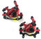 catazer MTB Road HB-100 MTB Road Line Pulling Hydraulische Scheibenbremssattel Vorne & Hinten Mountainbike Scheibenbremse E-Bike Scheibenbremse (1 Pair Red)