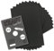 50 Blatt - Vintage Kraftpapier in Schwarz DIN A5 120 g/m² schwarzes Recycling-Papier - 21 x 14,8 cm - ökologische Brief-Bogen - Briefpapier - NEUSER PAPIER