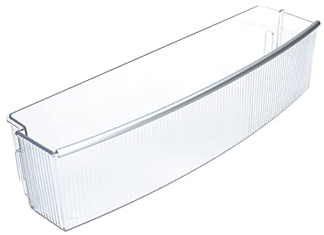 Abstellfach Flaschenfach Flaschenabsteller 429x102mm kompatibel mit Neff 00439050 00353045 00439050 353045 00353457 00355370 für Kühlschranktüre weiß