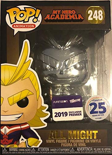 Funko Pop! 2019 NYCC Exclusive All Might (Silver-Chrome) My Hero Academia