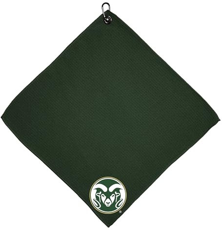 Team Golf NCAA Colorado State Rams Microfiber Golf Towel, 15 x 15
