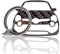BlackStuff Carbon Karbonfaser Schlüsselanhänger Kompatibel mit Twingo II RS 2012-2014 BS-981