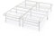 ZINUS 35 cm Sommier SmartBase déjà monté | Cadre de Lit Plateforme en Métal | Facile à Monter | Rangement sous le Lit | 140 x 190 cm | Blanc