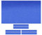 Sharplace Wollmischung Billardtuch Billardtisch Filz für 7' 8' 9' Billardtisch Pre-Cut Bed & Rails, 9ft Blau