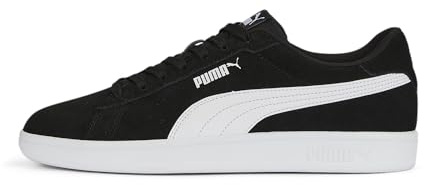 Puma Unisex Adults Smash 3.0 Sneakers, Puma Black-Puma White, 39 EU
