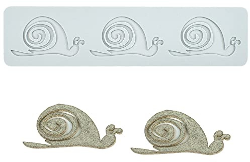 Moule en silicone en forme de Escargots creuses, tapis dentelle 3D pour décoration de cupcakes, sucre artisanal, desserts, Gastronomie