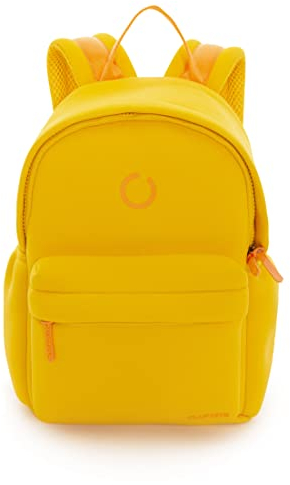 OLUFSENKids - HÖFN Neopren Kinderrucksack - Für Mädchen und Jungen 3, 4 und 5 Jahre - Wasserabweisender Vorschulrucksack - Allzweck-Schulrucksack für Schule, Strand, Schwimmbad und Straße - Senffarbe