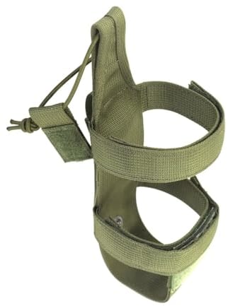 MiOYOOW Porte Bouteille Tactique, Sac Bidon d'Eau Tactique Molle Réglable Poche Bouteille d'Eau Portable pour Alpinisme Randonnée Pêche Cyclisme