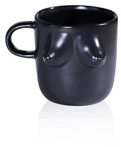 XGOPTS 400 ML Tasse Brüste Keramik Künstlerisch Kaffeetassen Große Boob Becher Kreativität Menschliche Körper 3D Busen Kaffeebecher als Geschenk Halloween Weihnachten