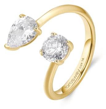 Brosway Anello Donna In Acciaio, Anello Donna Collezione Affinity - BFF193B