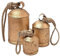 QARIDO Vintage-Weihnachts-Kuhglocken, Set mit 3 riesigen Kuhglocken, Weihnachts-Kuhglocken zum Aufhängen, Ornament für Zuhause im Landhausstil, Weihnachten