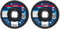 Bosch 1x EXPERT N475 SCM-Fächerscheibe, X-Lock (für Stahlbleche, Edelstahl, Ø 125 mm, grob, Professional Zubehör Kleiner Winkelschleifer) (Packung mit 2)
