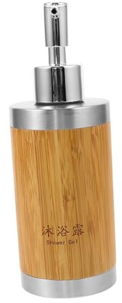 Garneck Press Type Dispenser Bottle Hand Pump Bottle Refillable Travel Soap Dispenser