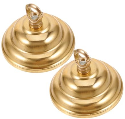 Housoutil Stilvolle Licht Baldachin 1 Set Reinem Kupfer Decke Lampe Basis Haken Universal Licht Baldachin Leuchte