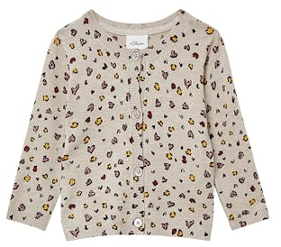 s.Oliver Strickcardigan aus Viskosemix mit All-Over-Print