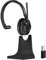 Voistek One-ear Wireless Headset with Microphone Noise Cancelling,Mono Bluetooth Headset with USB Dongle & Charging Dock,50H Battery,Mute Function for Office,PC,Laptop,Skype,Zoom,Teams,Call Center