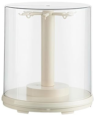 Siyecioa Vitrine Klein, Drehbar Display-Ständer, Acryl Schaukasten für Hängend Ausstellen Blind Box Figuren, Plush Doll Anhänger, Zufälligem Design-Action-Figuren, Sammlerstücke, Staubdichtes