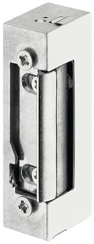 cyclingcolors Cerradero eléctrico altura 75,5 mm, desbloqueo mecánico y muelle reforzado, utilizable para DIN derecha e izquierda, cerradura de puerta de mueble. muebles, cerradura